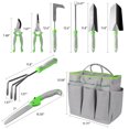 thumbnail image 2 of GPED Garden Tools Set, 10 Piece Stainless Steel Heavy Duty Gardening Tools Set for Planting Pruning Gardening Kit with Durable Gardening Bag Gloves Gift Box Ideal Garden Gifts for Women Men, 2 of 5