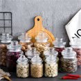 thumbnail image 4 of Advancent Frasco de almacenamiento de alimentos de vidrio de 2 piezas Frascos de botella de contenedor sellado con tapa Organizadores de utensilios de cocina 650ml Advancent HA063657-02, 4 of 6