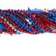 thumbnail image 4 of Collar De Cuentas De Estrella Patriótica De Color Aleatorio Collar De Cuentas De Plástico Del 4 De Julio Collar Del Día De La Independencia Decoración De Fiesta De Carnaval 12 Uds. Methold AP005614-00, 4 of 6
