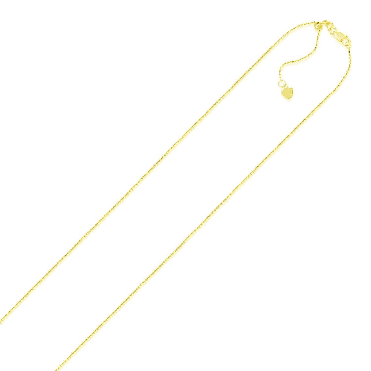 14k Yellow Gold Sparkle Chain Necklace, 0.9mm, 18 14k Yellow Gold Sparkle Chain Necklace, 0.9mm, 18