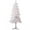 White, variant on Magshion 4FT Artificial Christmas Tree with Pre-Lit 80 Warm White LED Light and 200 PVC Branches for Home, Office Xmas Party, White