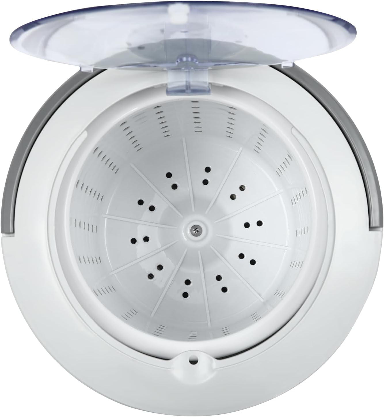 Manual Clothes Dryer, Large Capacity hand Powered Washing Machine, Manual Draw Cord Spin Dryer, Compact Washer Dehydrator for Home, Dorm, Apartment, RV, Travel, Outdoor Use 12L