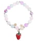 thumbnail image 1 of Pulsera de fresa para niñas, pulsera de cuentas de cristal, pulsera para niñas, regalo de amistad, 1 of 7