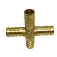 thumbnail image 5 of LOVIVER prostys Barbed Wire Fittings Pneumatic Cross Coupler prosty Male Thread Gas, 5 of 5