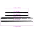 thumbnail image 2 of labwork 4PCS Chrome Window Moulding Trim Weatherstrip Seal Belt Replacement for 2009-2014 TSX, 2 of 6