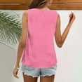 thumbnail image 5 of AherBiu Summer Tank Tops for Women Ruched Square Neck Wide Strap Casual Comfy Fitting Shirts Camisole, 5 of 5