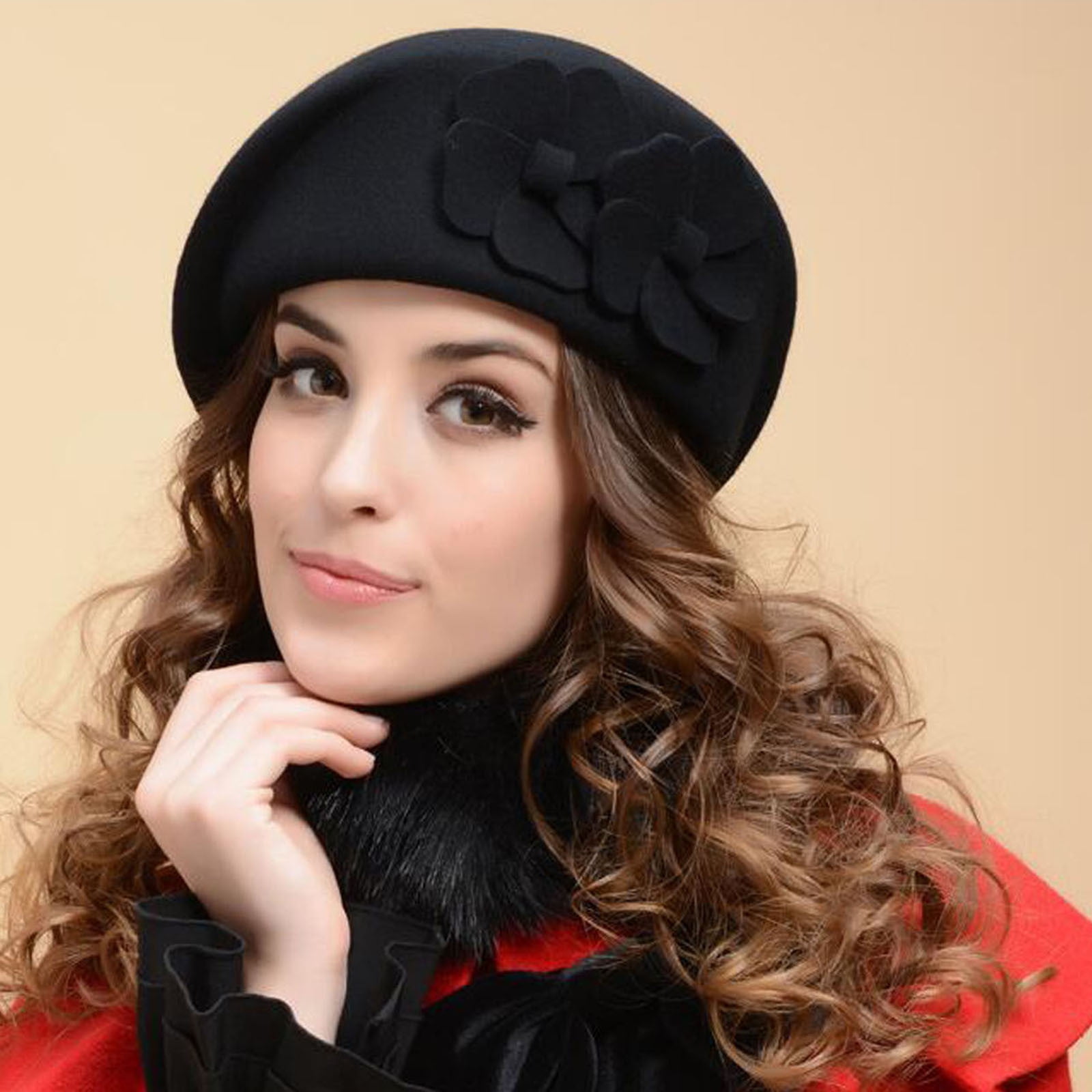 AOOCHASLIY Hats for Women Clothes Winter Hats For Women French