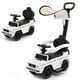 thumbnail image 1 of Costway Coche de paseo 3 en 1 Mercedes Benz G350 Cochecito deslizante con dosel blanco, 1 of 3