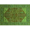 thumbnail image 1 of Ahgly Company Indoor Rectangle Oriental Green Industrial Area Rugs, 8' x 12', 1 of 4