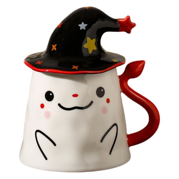 Halloween Ceramic Ghoulish Mug For Midnight Hour