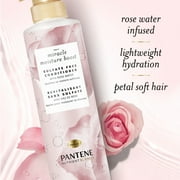 Pantene Nutrient Blends Shampoo, Moisture Boost Rose Water, For All Hair Types, 9.6 fl oz