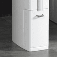 thumbnail image 6 of Bathroom Trash Can, Toilet Brush Set, Small Ultra-Thin Plastic Can with Lid Coffe, 6 of 6