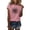 Pink, variant on Sherrylily Summer Women Sunflower Short Sleeve T Shirt Cute Graphic Tees Loose Tops