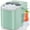 Green, variant on LIFERECORD Portable Ice Maker Countertop with Handle, 6 Mins for 9 Bullet Ice, 26lbs/24H, Self-Cleaning Compact Ice Machine for Home, Kitchen, Camping & Parties, White