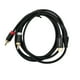 thumbnail image 2 of Cable de sonido a RCA Dual a Cable Adaptador Estéreo Auxiliar Auxiliar Chapado en Oro para Dispositivos usb Amplificador de 50CM CUTICAT Tipo C macho a doble RCA macho, 2 of 7