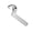 round head-8 inches, variant on Flexible 7in/ 8/in/12in/15in Adjustable Hook Wrench Water Meter Tool Featuring Adjustable Square And Round Ends