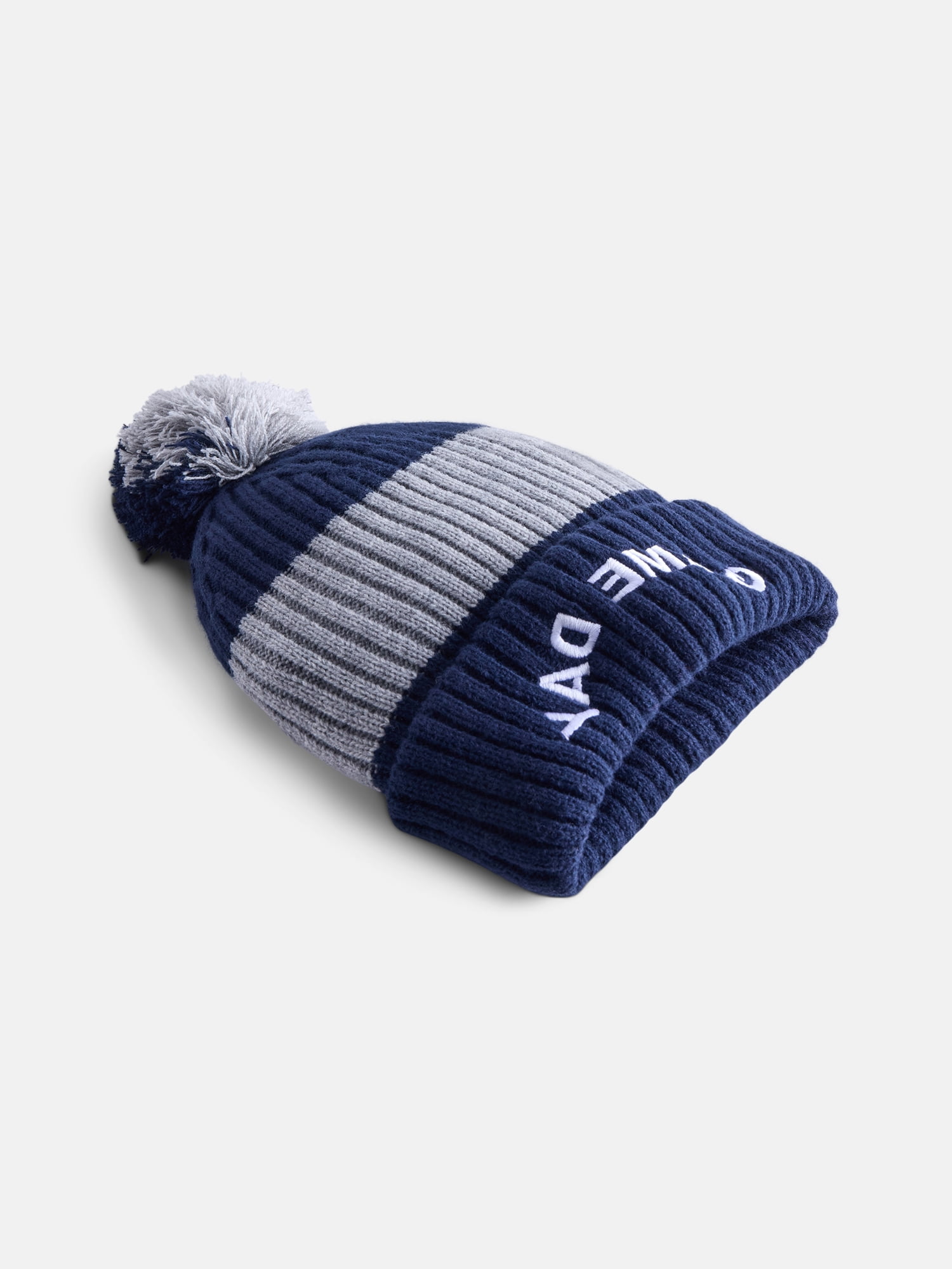 No Boundaries Women's Game Day Beanie Hat, Navy