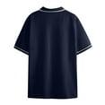 thumbnail image 5 of Kaemgyyd Golf Shirts for Men Casual Color Block Short Sleeve Button Tshirts Performance Classic Collared Work Business Top, 5 of 5