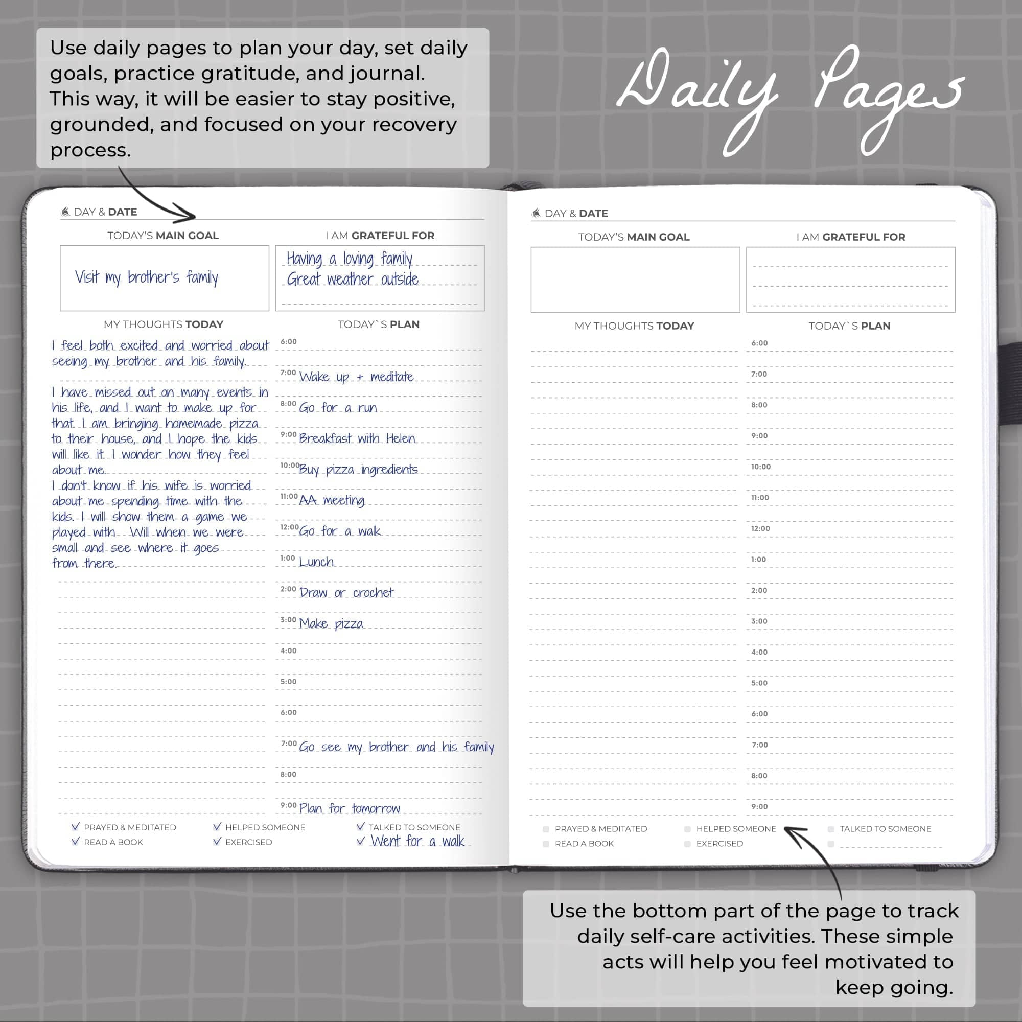 Clever Fox Addiction Recovery Journal