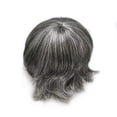 thumbnail image 6 of LYRICAL HAIR Toupee Hair for Men Thin Skin Mens Toupee Human Hair Replacement System 7"X9" All Poly Mens Hairpiece PU Injected Mens Wig Units, 6 of 7