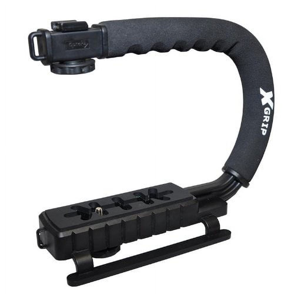 Opteka X-GRIP Professional Camera Stabilizing Action Video Support Handle for Olympus EVOLT E-3 E-5 E-30 E-300 E-330 E-400 E-410 E-420 E-450 E-500 E-510 E-520 E-600 E-620 OM-D OMD E-M5 E-M10 E1 E3 E5 - image 2 of 2