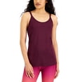 thumbnail image 3 of Ideology Solid Strappy Tank Top, Winter bloom Sz 2XL, 3 of 4