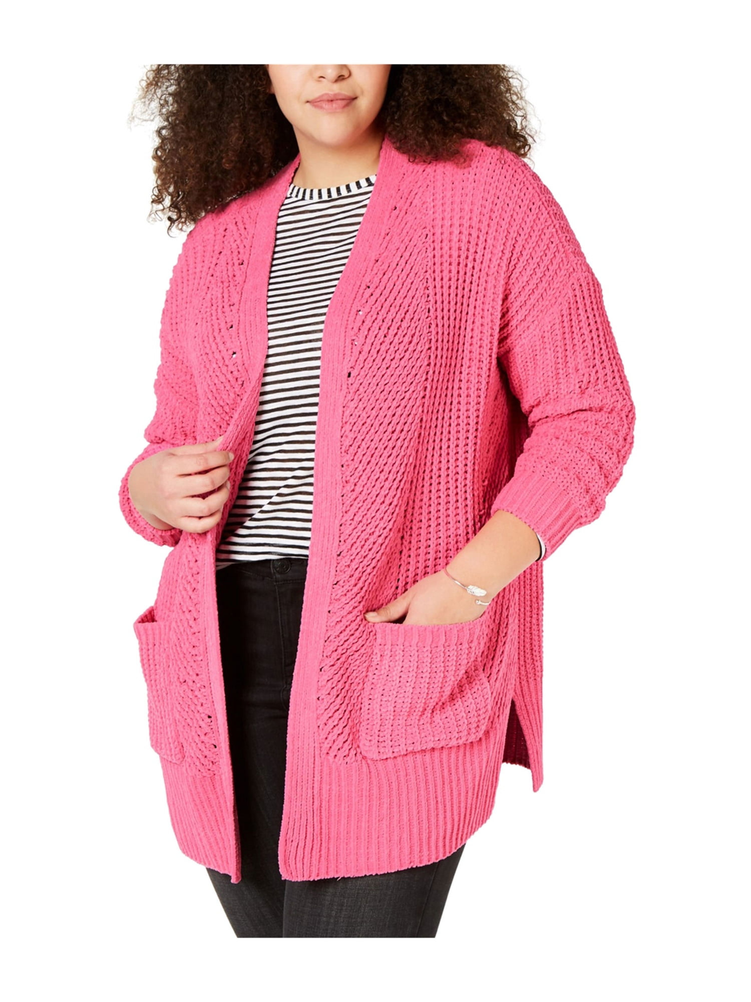 womens chenille cardigan