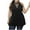 Black, variant on Lindreshi Tank Tops for Women Women's Tops Large Solid Color Sleeveless Suspender Top Shirt Tops