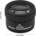 thumbnail image 2 of HLONK 30x Coin Magnifier with Light  Jewelers Magnifying Glass for  Stamps Jewelry Watch, 2 of 5