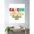 thumbnail image 2 of Cancun Mexico Family Vacation 2021 Poster Wall Art, Modern Wall Decor, 16x24 UNFRAMED, 2 of 3