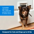 PetSafe Plastic Dog and Cat Door Easy Installation Small For Pets