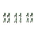 thumbnail image 2 of Wweixi 4pack/lot Stylish Chair Covers For Dining - Transform Dining Room With Ease Durable Cover For Dining Pine green 3Set, 2 of 6