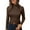 Coffee, variant on Ribbed Turtleneck Tops for Women, Yigetop Women's High Collar Knitted Fashion Casual Top Age Reducing Pullover for Daily Wear Turtle Necks Tops for Women Navy, M