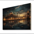 thumbnail image 2 of Designart "Ramadan Reflection Islam wall art" Islamic Print on Natural Pine Wood, 2 of 5