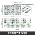 thumbnail image 7 of Green Christmas Tree Pattern Kitchen Rugs Sets Of 2,Anti Fatigue Kitchen Mat Rugs Non Slip Washable,Decorative Kitchen Floor Mats for Kitchen,Sink,Laundry,17"x30"+17"x47", 7 of 7