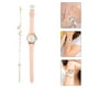 thumbnail image 4 of 1 Set Mujer pulsera y reloj conjunto de cuero Cuarzo Reloj de pulsera Regalo de Navidad, 4 of 5