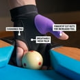 thumbnail image 6 of McDermott Billiard Pool Cue Glove - for Left Hand (Right-Handed Player), Small, Purple, 6 of 8