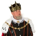 thumbnail image 2 of Foxnovo King Crown Halloween Prom King Crown Men Cosplay Performance Headdress (Random Pattern), 2 of 9