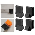 thumbnail image 4 of 4x cubiertas para pies de escalera, almohadillas protectoras trapezoidales, escalera para ático, escalera para piernas, antideslizante Negro kusrkot Cubierta de pies de escalera, 4 of 8