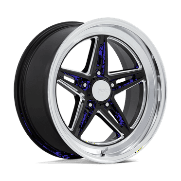 American Racing Vintage Flow Formed Aluminum Wheel VN514 20x10 5x5.0 G-BLK-MILL-DIA-LP 6mm, VN514BE20105006