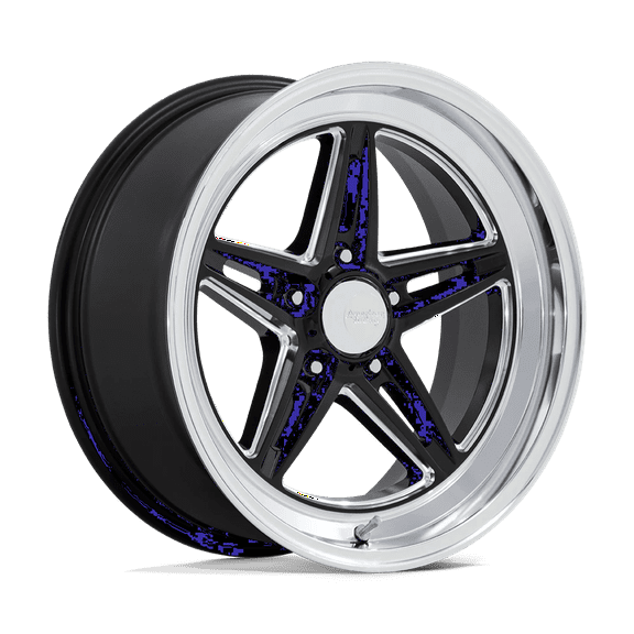 American Racing Vintage Flow Formed Aluminum Wheel VN514 20x10 5x5.0 G-BLK-MILL-DIA-LP 6mm, VN514BE20105006