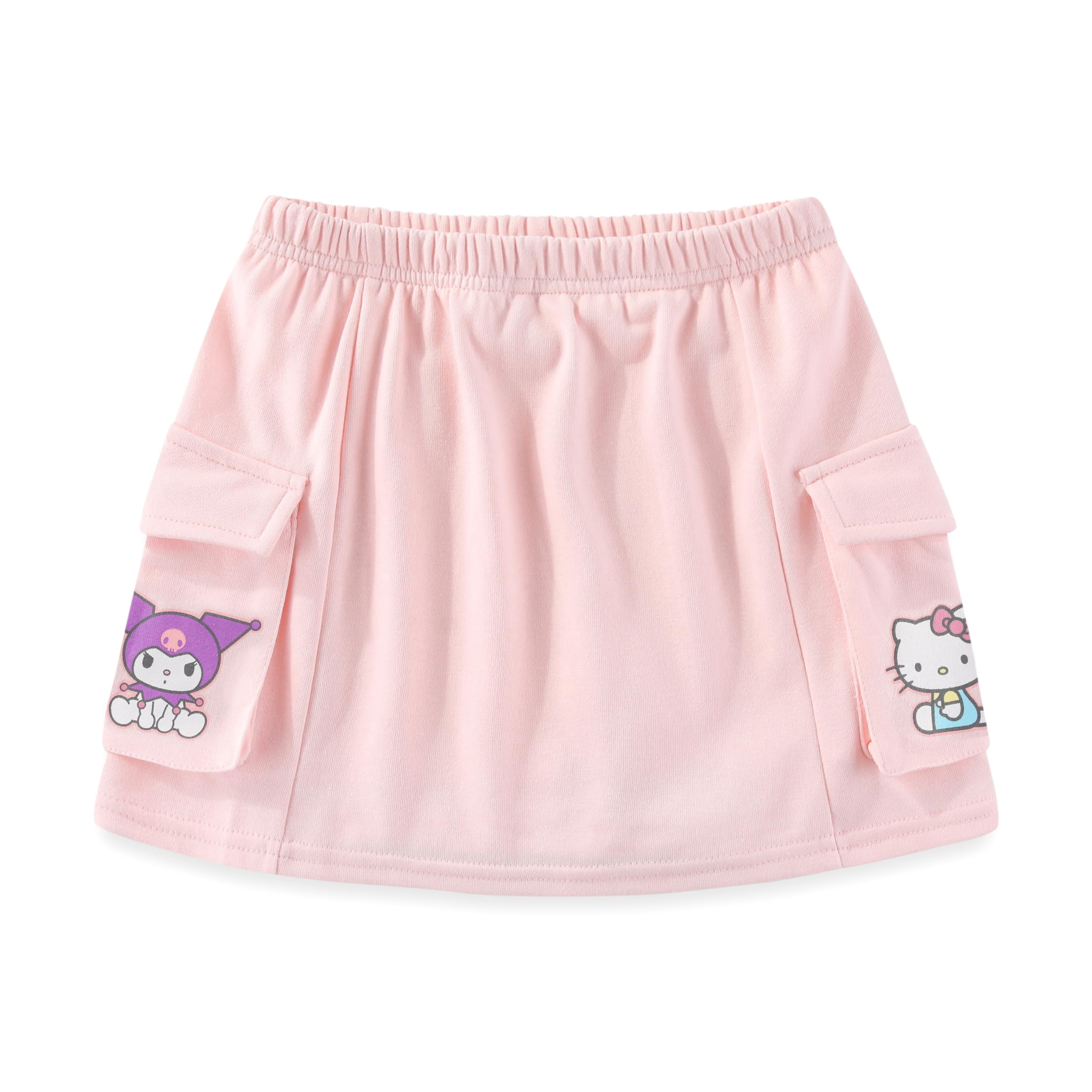 Hello Kitty Sanrio French Terry Sweatshirt and Skort Skirt Set (Girls), 2 Piece Set, Sizes 4-12