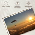 thumbnail image 6 of Elephant Stock Skydiving Sunset Wall Art - Horizontal Canvas Wall Art - Living Room Wall Decor - Sports Canvas - Brown And Blue Decor - 24" x 16", 6 of 8