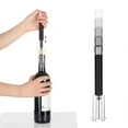 thumbnail image 4 of New Pump Air Pressure Wine Bottle Opener Corkcrew with Foil Cutter & Wine Pourer &, 4 of 8