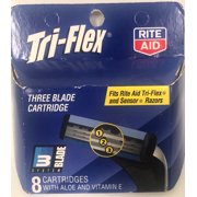 Rite Aid Tri-Flex 3 blade 8 cartridges