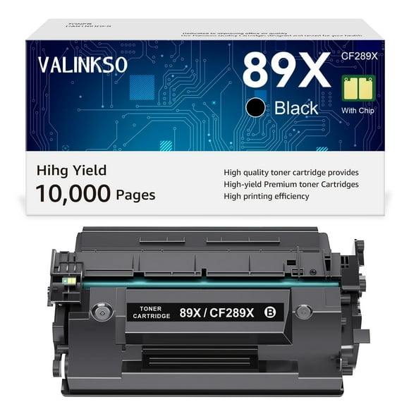 Cartucho de tóner Valinkso CF289X 89X 89A negro para HP M507