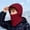 E-405Wine, variant on FAOWME Big Kids Girls Boys Fuzzy Hats Solid Color Drawstring Windproof Thickened Comfortable Warm Caps For Autumn Winter Outdoor Activities Army Green One Size