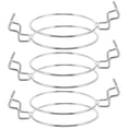 thumbnail image 1 of HEATSHAKING Peg Board Accessory Iron Tool Organization 6pcs Silver, 1 of 8