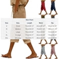 thumbnail image 3 of GUACER Summer Capri Pants for Women Linen Elastic Waist Drawstring Casual Breathable Cropped Trousers with Pockets, 3 of 5