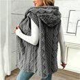 thumbnail image 5 of Winter Vest Fleece for Women Plus Size Cozy Warm Fuzzy Hooded Sleeveless Jackets Lightweight Casual Leisure Zipper Waistcoat Outerwear with Pockets, 5 of 9